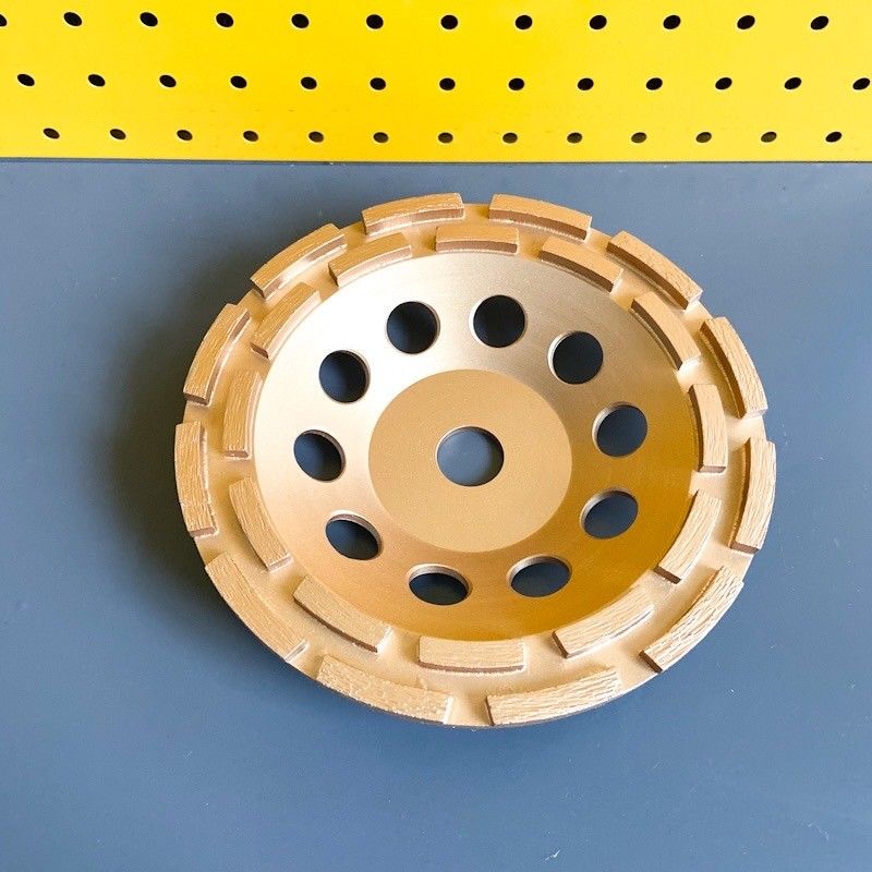 230mm 9 Inch Diamond Cup Wheel Double Row Cup Wheel Untuk Bahan Bangunan Keras Batu
