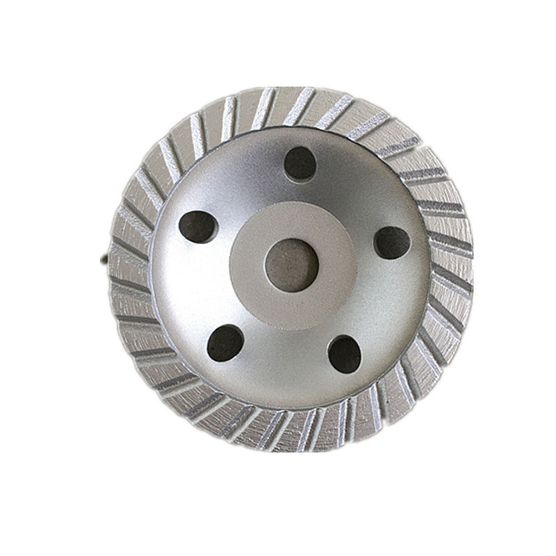 hot press 4 inci 105 × 4.5 × 20 × 22.23mm Sintered 105mm Diamond Continuous Turbo Grinding Cup Wheel Untuk Beton, Batu