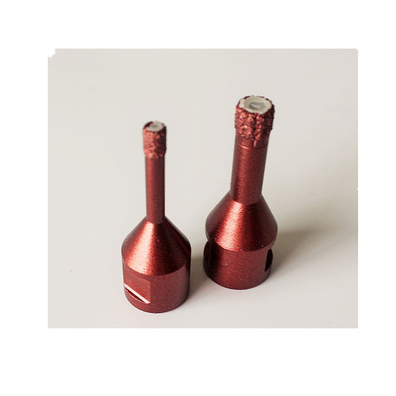 7/8 &quot;75mm 70mm Diamond Wet Core Bor Bits Untuk Alat Beton Dan Batu Vakum Brazed Diamond