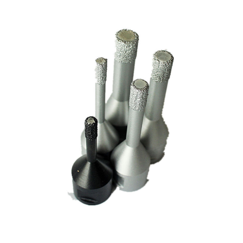 14 × 10 × 60 × M14 Dry Diamond Core Drill Bits Dengan Kualitas Tinggi Untuk Porcelain Ganite Tile Glass Ceramics Marble Drill Bits