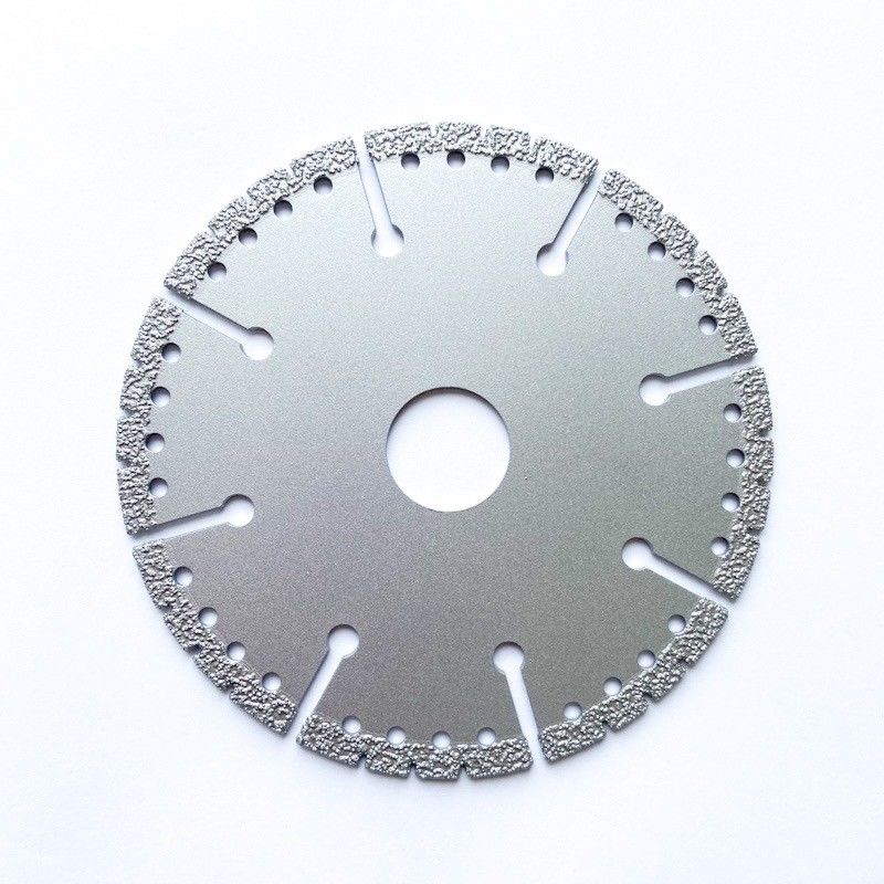 4.5 inci 115×1.4/2.4×8×9T×22.23 Vacuum Brazed Diamond Grinding Cutting Disc Kualitas Tinggi Untuk Batu Keramik Marmer Plastik