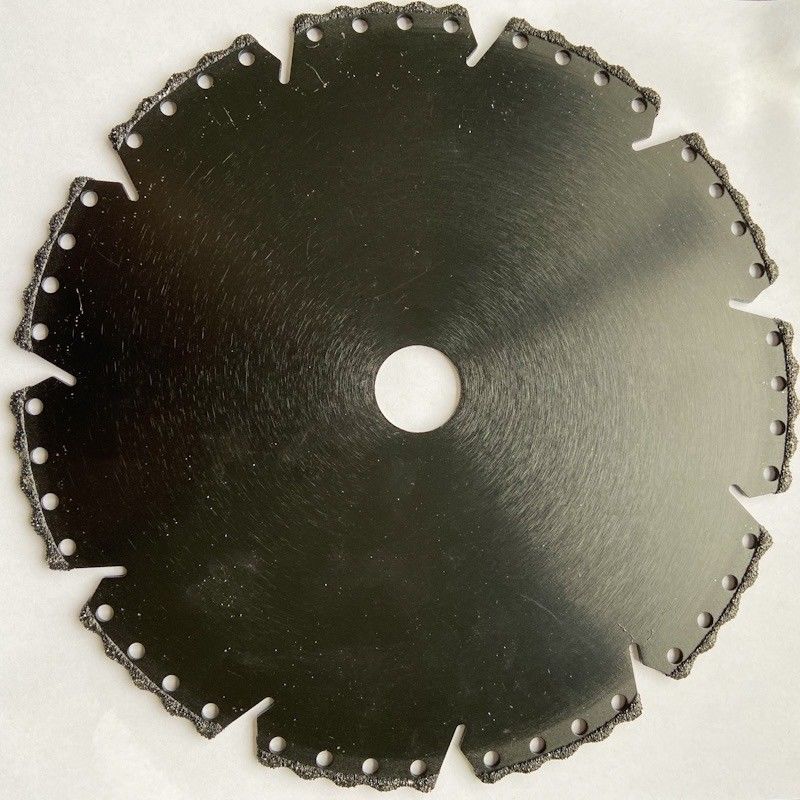 Terlihat bagus 5 inci 125×1.4/2.4×6×9T×22.23 Vacuum Brazed Diamond Grinding Cutting Disc untuk batu keramik marmer plastik