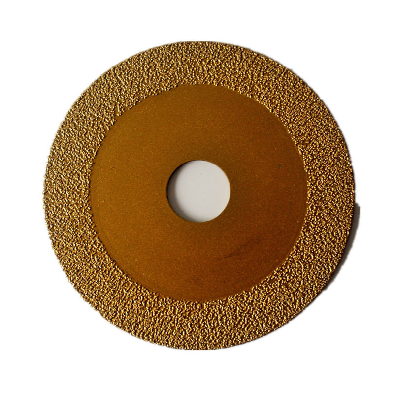 100×1.0/1.8×15×20mm Vacuum Brazed Diamond Saw Blade Untuk Memotong Besi Cor Marmer Logam Baja Tahan Karat Darurat Kebakaran