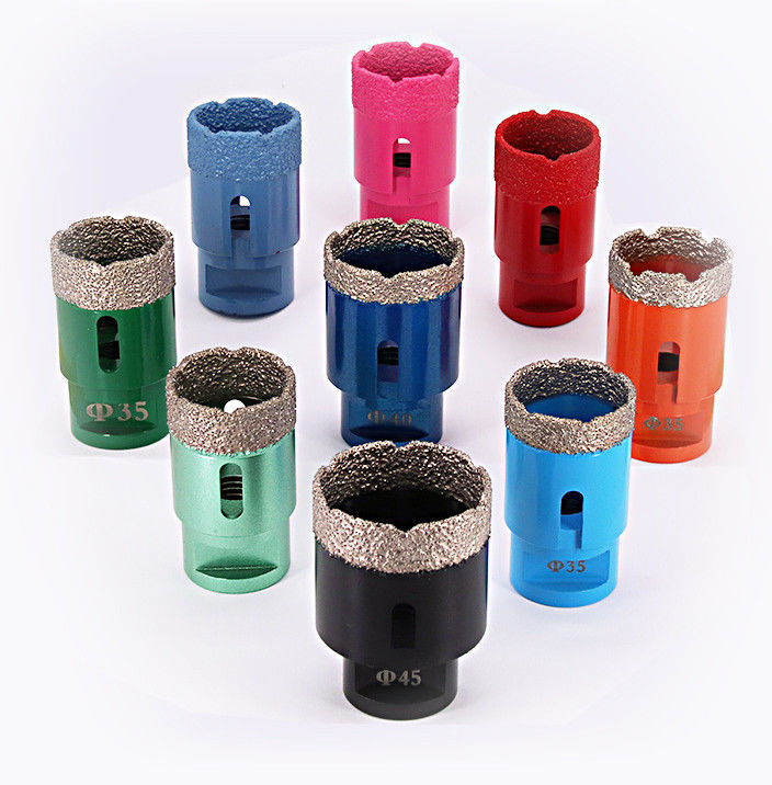 Diamond Core Bits 30 × 15 × 60 × M14 Untuk Ganite Tile Porcelain Marble Drill Bits Dengan Umur Panjang Berkualitas Tinggi