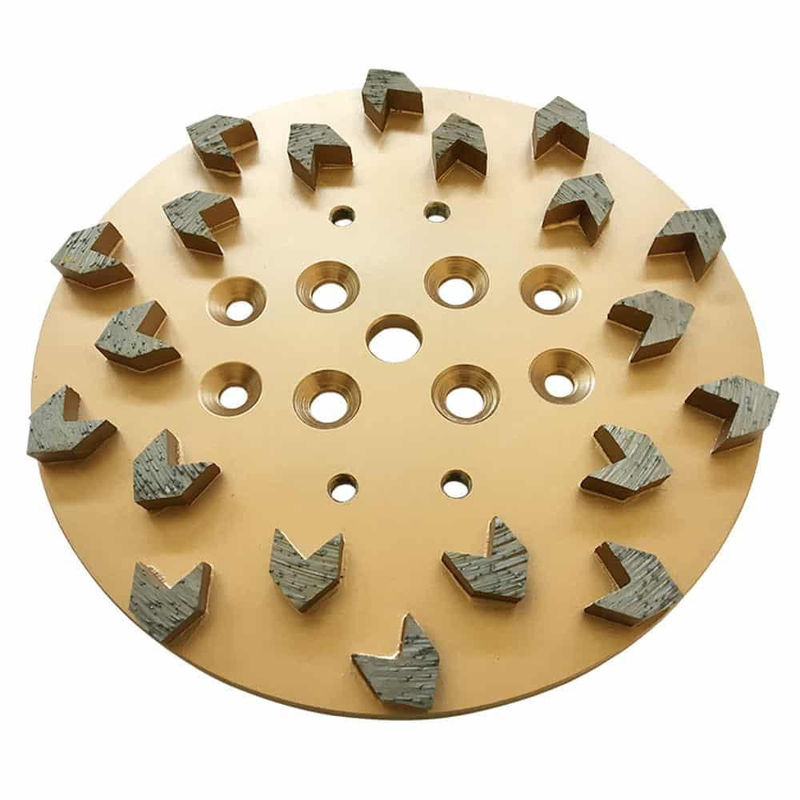 7 In 180mm Laser Welded Segmented Diamond Grinding Cup Wheel Untuk Beton, Batu, Bahan Bangunan