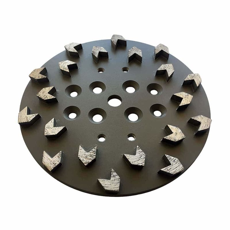 230mm Laser Welded Segmented Diamond Grinding Cup Wheel Untuk Beton, Batu, Bahan Bangunan