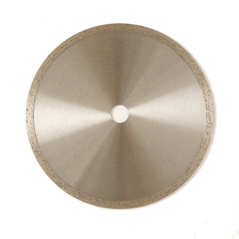 Cold Press 9inch '230×1.8/2.6×10×22.23mm Continuous Rim Diamond Blade Untuk Keramik Dengan Umur Panjang