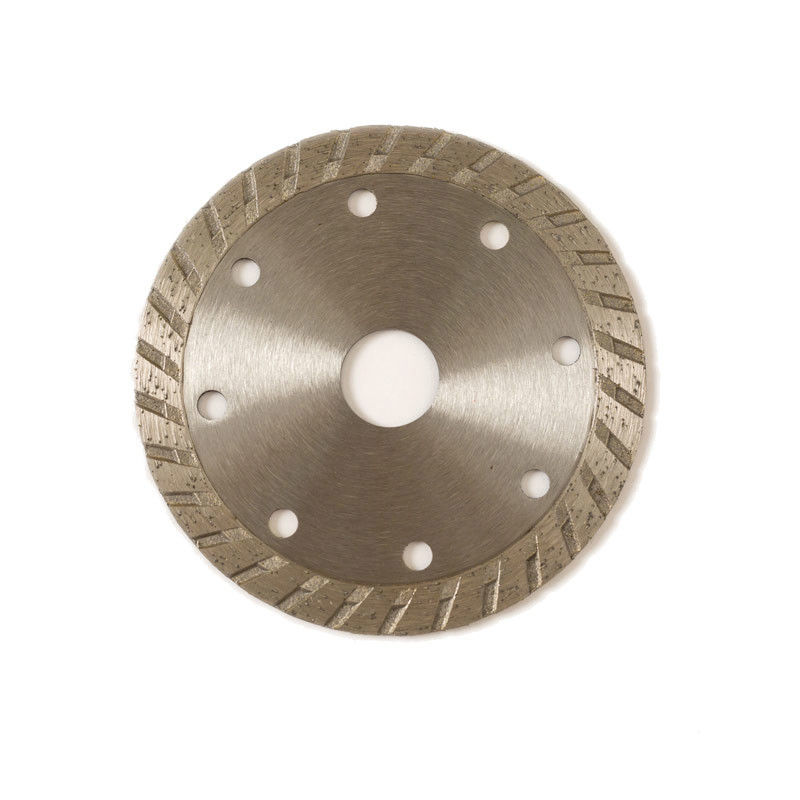 Cold Press 4inch 105*1.8/1.2*10*8*20mm Turbo Diamond Blade Untuk Tujuan Umum, Keramik, Marmer Dan Beton