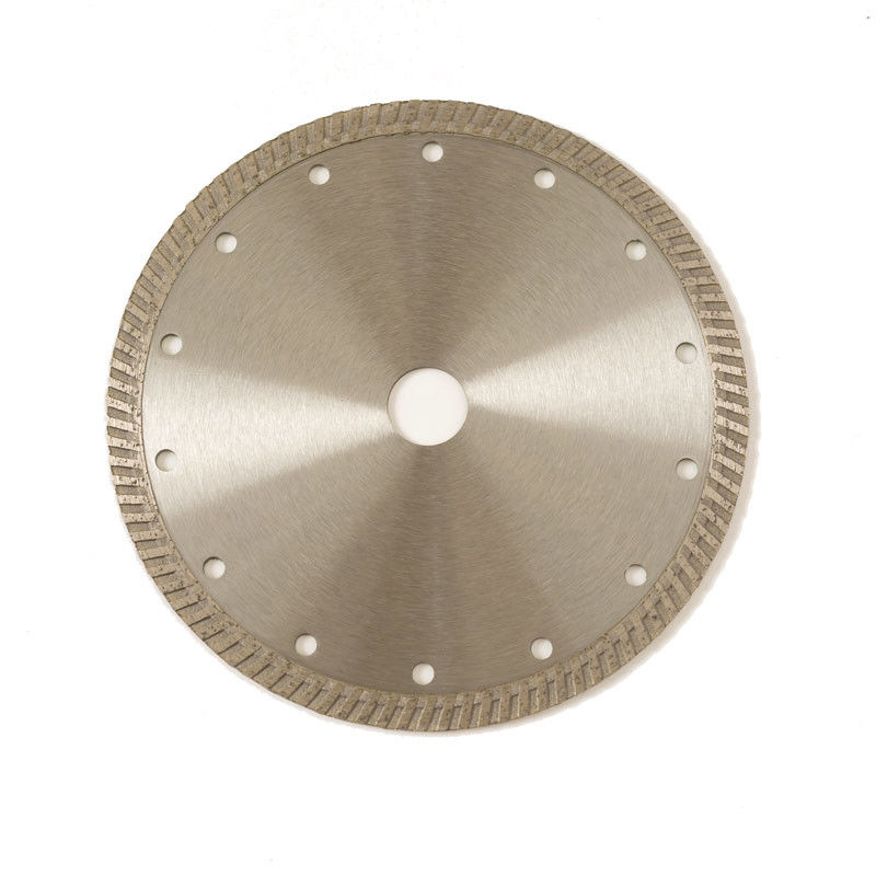 Cold Press 6inch '180×1.6/2.6×10×22.23mm Turbo Diamond Blade Untuk Tujuan Umum, Keramik, Marmer Dan Beton
